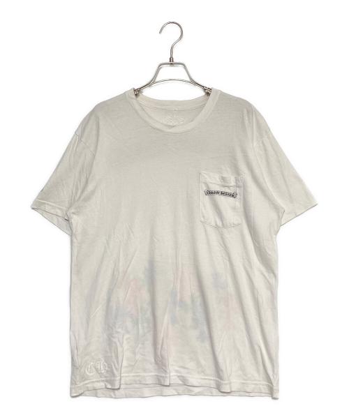 CHROME HEARTS（クロムハーツ）CHROME HEARTS (クロムハーツ) マルチカラーセメタリークロスTシャツ ホワイト サイズ:Lの古着・服飾アイテム
