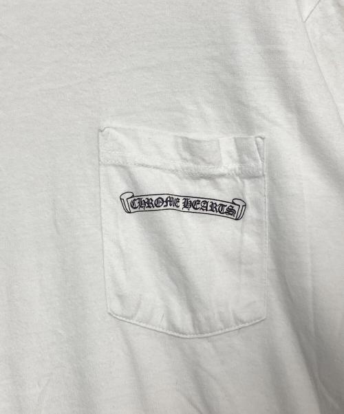 CHROME HEARTS（クロムハーツ）CHROME HEARTS (クロムハーツ) マルチカラーセメタリークロスTシャツ ホワイト サイズ:Lの古着・服飾アイテム