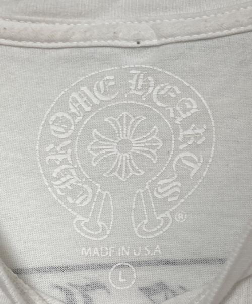 CHROME HEARTS（クロムハーツ）CHROME HEARTS (クロムハーツ) マルチカラーセメタリークロスTシャツ ホワイト サイズ:Lの古着・服飾アイテム