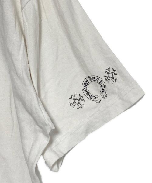 CHROME HEARTS（クロムハーツ）CHROME HEARTS (クロムハーツ) マルチカラーセメタリークロスTシャツ ホワイト サイズ:Lの古着・服飾アイテム