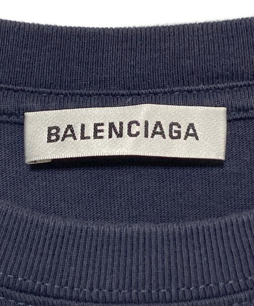 BALENCIAGA（バレンシアガ）BALENCIAGA (バレンシアガ) Tシャツ ネイビー サイズ:XSの古着・服飾アイテム