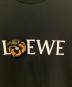 中古・古着 LOEWE (ロエベ) 21SS Pansy T-Shirt/パンジーロゴ刺繍プリント 半袖Tシャツ ブラック サイズ:M：50000円
