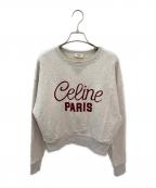 CELINEセリーヌ）の古着「クロップドスウェット」｜グレー