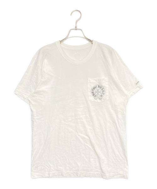 CHROME HEARTS（クロムハーツ）CHROME HEARTS (クロムハーツ) ホースシューTシャツ ホワイト サイズ:Lの古着・服飾アイテム