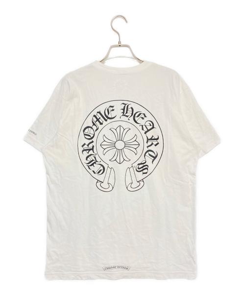 CHROME HEARTS（クロムハーツ）CHROME HEARTS (クロムハーツ) ホースシューTシャツ ホワイト サイズ:Lの古着・服飾アイテム
