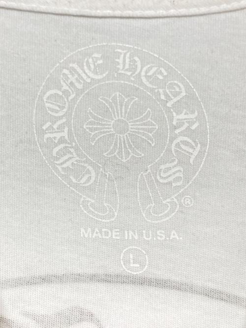CHROME HEARTS（クロムハーツ）CHROME HEARTS (クロムハーツ) ホースシューTシャツ ホワイト サイズ:Lの古着・服飾アイテム