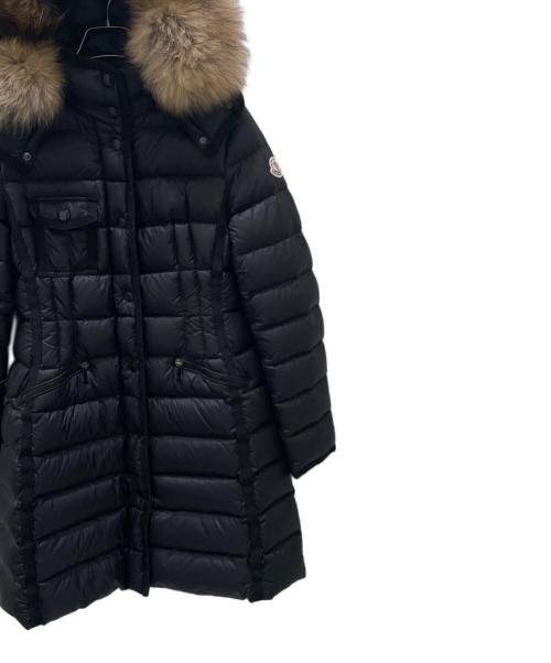 MONCLER（モンクレール）MONCLER (モンクレール) HERMIFUR/ダウンコート ブラックの古着・服飾アイテム