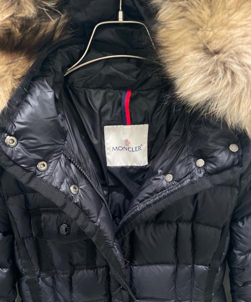 MONCLER（モンクレール）MONCLER (モンクレール) HERMIFUR/ダウンコート ブラックの古着・服飾アイテム