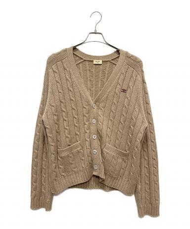 中古☆CELINEセリーヌ　トリオンフ　 カシミヤカーディガン☆サイズM〜L☆黒 CELINE - 美品 セリーヌ CELINE カーディガン ニット カシミヤ100