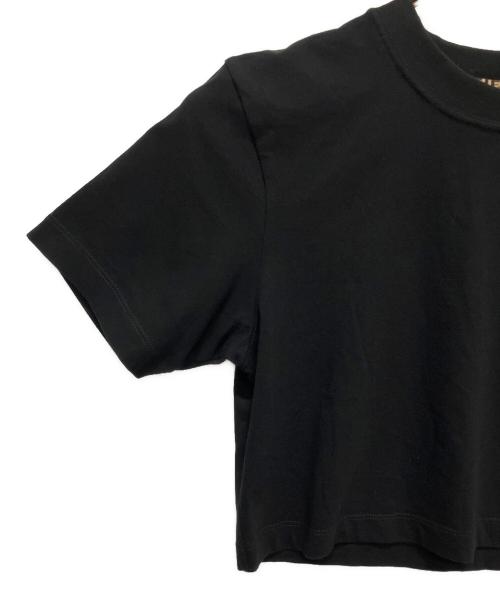 FENDI（フェンディ）FENDI (フェンディ) Fendi cropped t-shirt/クロップドロゴTシャツ ブラック サイズ:XSの古着・服飾アイテム