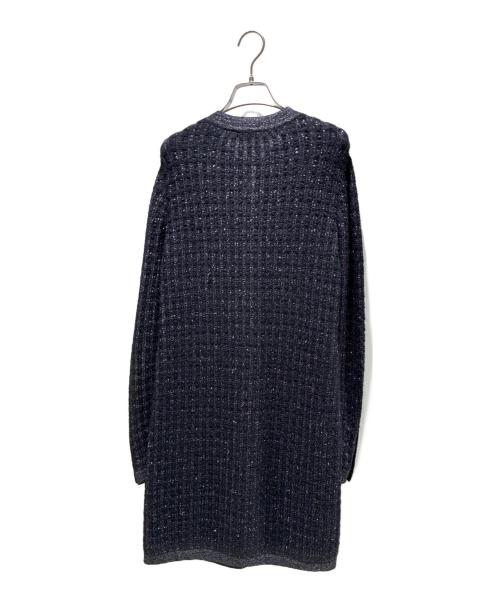 CHANEL（シャネル）CHANEL (シャネル) P65 ココマーク パールボタン ラメニットドレス ブラック サイズ:34の古着・服飾アイテム