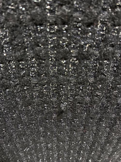 CHANEL（シャネル）CHANEL (シャネル) ココマーク パールボタン ラメニットドレス ブラック サイズ:34の古着・服飾アイテム