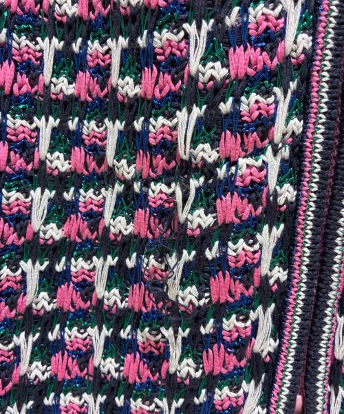 CHANEL（シャネル）CHANEL (シャネル) ツイードスカート ブラック×ピンク サイズ:34の古着・服飾アイテム