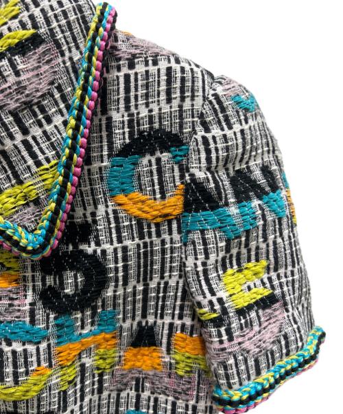 CHANEL（シャネル）CHANEL (シャネル) マルチカラー ツイードワンピース P50973V38029 サイズ:38の古着・服飾アイテム