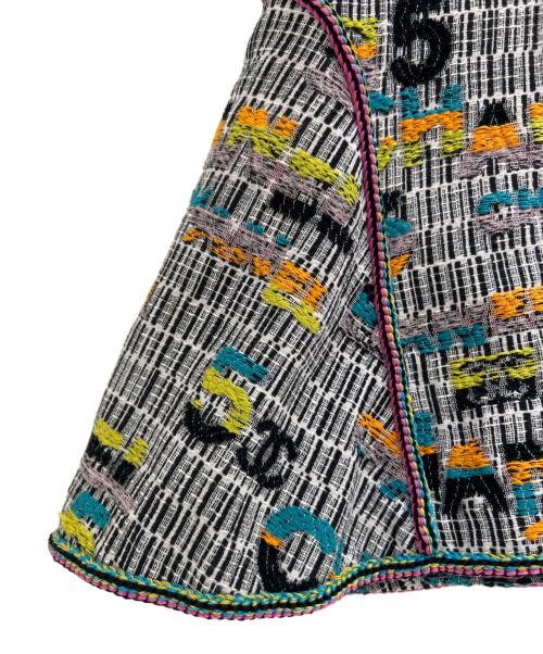 CHANEL（シャネル）CHANEL (シャネル) マルチカラー ツイードワンピース P50973V38029 サイズ:38の古着・服飾アイテム