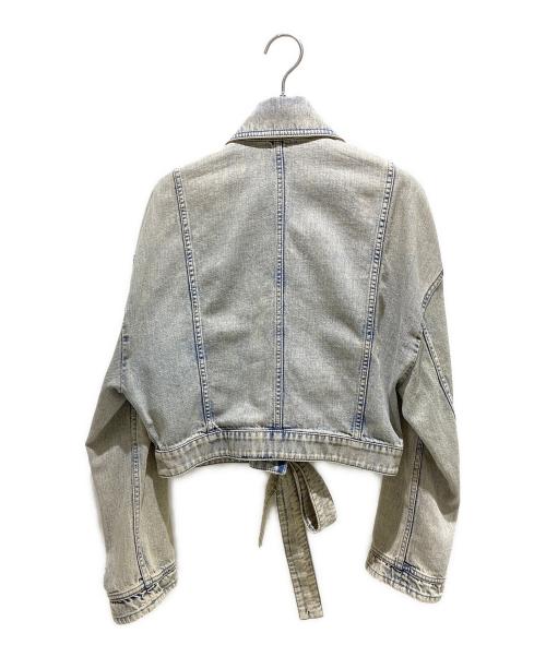 CHANEL（シャネル）CHANEL (シャネル) P73 フリル デニムジャケット サイズ:38の古着・服飾アイテム