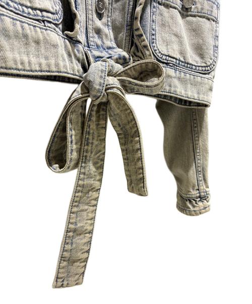 CHANEL（シャネル）CHANEL (シャネル) P73 フリル デニムジャケット サイズ:38の古着・服飾アイテム