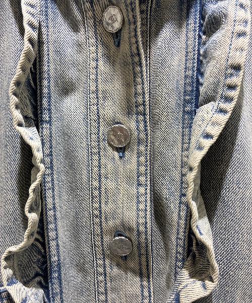 CHANEL（シャネル）CHANEL (シャネル) P73 フリル デニムジャケット サイズ:38の古着・服飾アイテム
