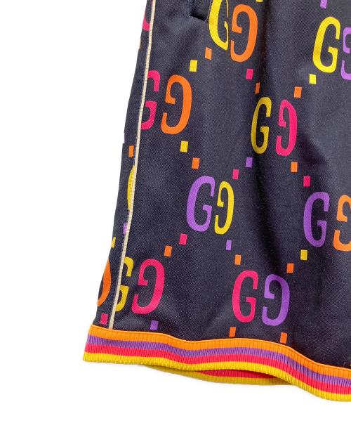 GUCCI（グッチ）GUCCI (グッチ) Jumbo GG technical jersey shorts/GGトラックハーフパンツ ネイビー サイズ:Mの古着・服飾アイテム