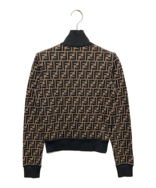 FENDI（フェンディ）FENDI (フェンディ) ズッカトラックジャケット ブラウン サイズ:XXSの古着・服飾アイテム