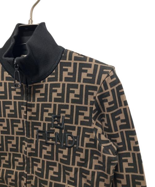 FENDI（フェンディ）FENDI (フェンディ) ズッカトラックジャケット ブラウン サイズ:XXSの古着・服飾アイテム
