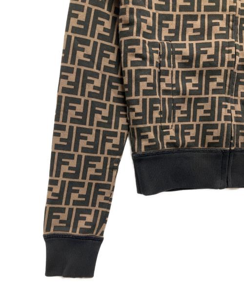 FENDI（フェンディ）FENDI (フェンディ) ズッカトラックジャケット ブラウン サイズ:XXSの古着・服飾アイテム