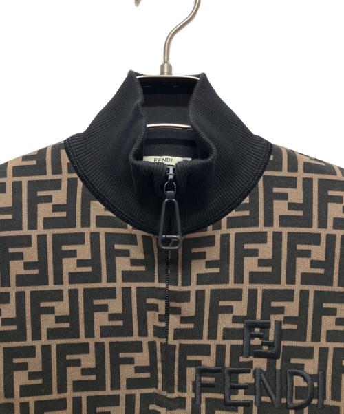 FENDI（フェンディ）FENDI (フェンディ) ズッカトラックジャケット ブラウン サイズ:XXSの古着・服飾アイテム