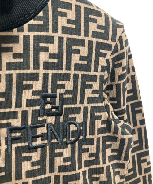 FENDI（フェンディ）FENDI (フェンディ) ズッカトラックジャケット ブラウン サイズ:XXSの古着・服飾アイテム