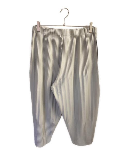 HOMME PLISSE ISSEY MIYAKE（オム プリッセ イッセイ ミヤケ）HOMME PLISSE ISSEY MIYAKE (オム プリッセ イッセイ ミヤケ) プリーツパンツ グレー サイズ:3の古着・服飾アイテム