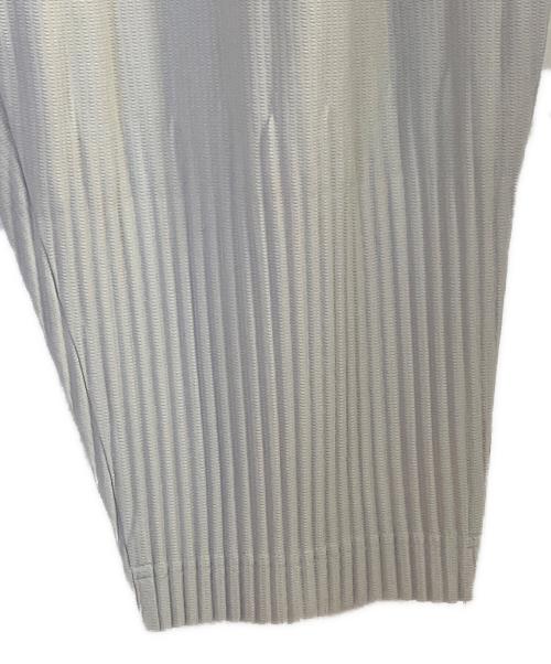 HOMME PLISSE ISSEY MIYAKE（オム プリッセ イッセイ ミヤケ）HOMME PLISSE ISSEY MIYAKE (オム プリッセ イッセイ ミヤケ) プリーツパンツ グレー サイズ:3の古着・服飾アイテム