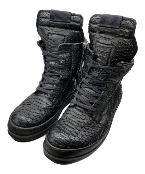 RICK OWENS（リックオウエンス）RICK OWENS (リックオウエンス) GEOBASKET ブラック サイズ:43の古着・服飾アイテム