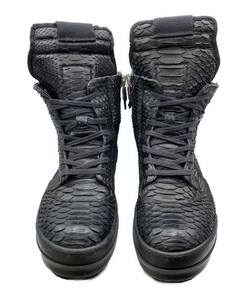 RICK OWENS（リックオウエンス）RICK OWENS (リックオウエンス) GEOBASKET ブラック サイズ:43の古着・服飾アイテム