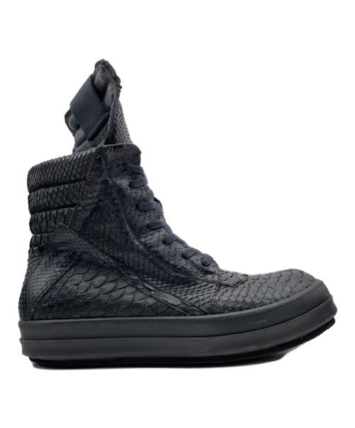 RICK OWENS（リックオウエンス）RICK OWENS (リックオウエンス) GEOBASKET ブラック サイズ:43の古着・服飾アイテム