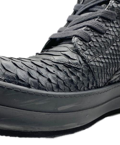 RICK OWENS（リックオウエンス）RICK OWENS (リックオウエンス) GEOBASKET ブラック サイズ:43の古着・服飾アイテム