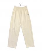 BALENCIAGAバレンシアガ）の古着「キャンペーンロゴスウェットパンツ」｜ベージュ