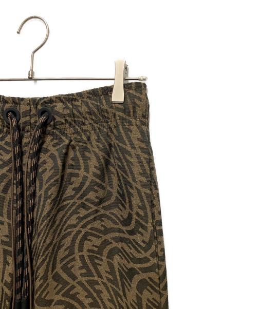 FENDI（フェンディ）FENDI (フェンディ) FF Vertigo Trousers track pants/ズッカトラックパンツ ブラウン サイズ:38の古着・服飾アイテム