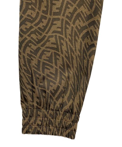 FENDI（フェンディ）FENDI (フェンディ) FF Vertigo Trousers track pants/ズッカトラックパンツ ブラウン サイズ:38の古着・服飾アイテム