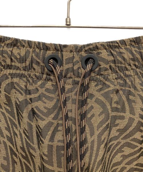 FENDI（フェンディ）FENDI (フェンディ) FF Vertigo Trousers track pants/ズッカトラックパンツ ブラウン サイズ:38の古着・服飾アイテム