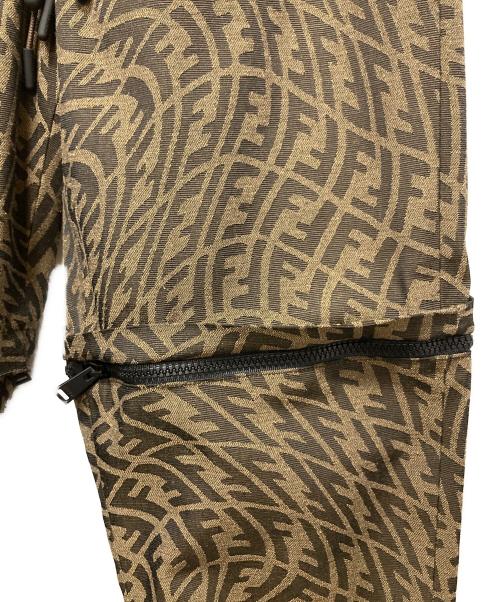FENDI（フェンディ）FENDI (フェンディ) FF Vertigo Trousers track pants/ズッカトラックパンツ ブラウン サイズ:38の古着・服飾アイテム