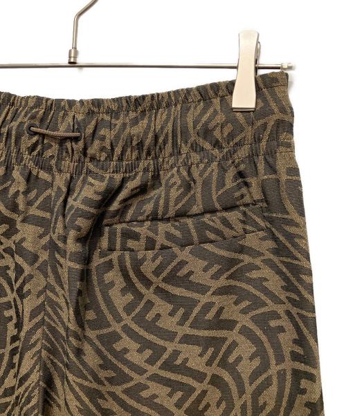 FENDI（フェンディ）FENDI (フェンディ) FF Vertigo Trousers track pants/ズッカトラックパンツ ブラウン サイズ:38の古着・服飾アイテム
