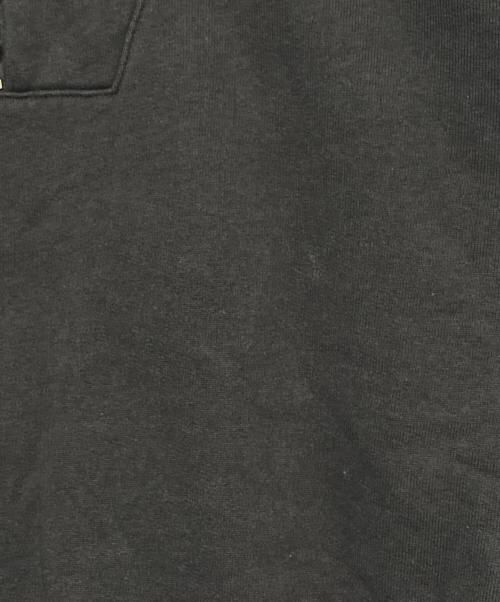GUCCI（グッチ）GUCCI (グッチ) ハーフジップパーカー ブラック サイズ:Sの古着・服飾アイテム
