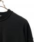 中古・古着 VETEMENTS (ヴェトモン) 22SS ALL BLACK INSIDE OUT T-SHIRT オールブラックインサイドアウト半袖Tシャツ ブラック サイズ:S：22000円