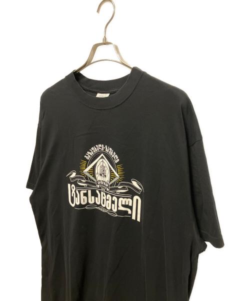 VETEMENTS（ヴェトモン）VETEMENTS (ヴェトモン) 19SS Secret SocietyTシャツ ブラック サイズ:Mの古着・服飾アイテム