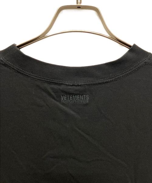 VETEMENTS（ヴェトモン）VETEMENTS (ヴェトモン) 19SS Secret SocietyTシャツ ブラック サイズ:Mの古着・服飾アイテム