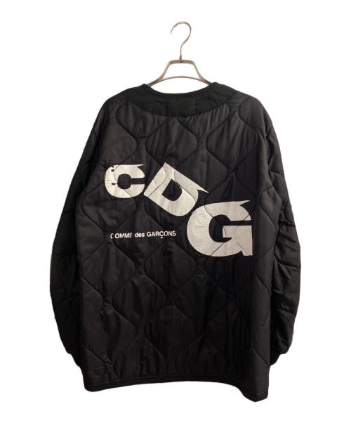 CDG（シーディージー）CDG (シーディージー) ALPHA (アルファ) キルティング ライナー ジャケット ブラック サイズ:Sの古着・服飾アイテム