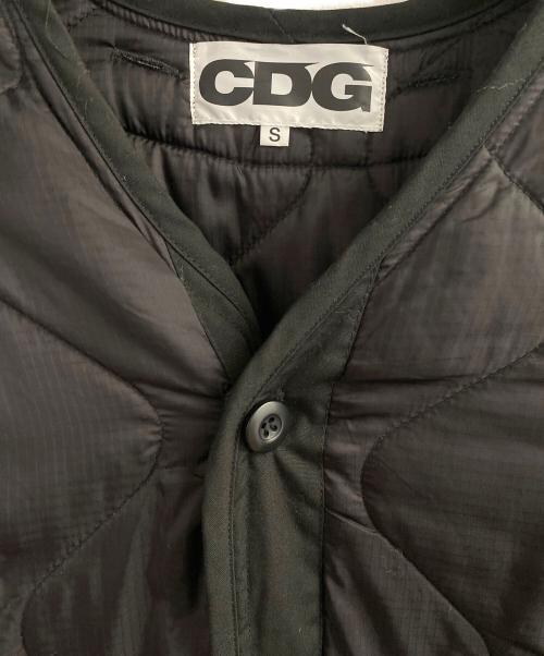 CDG（シーディージー）CDG (シーディージー) ALPHA (アルファ) キルティング ライナー ジャケット ブラック サイズ:Sの古着・服飾アイテム