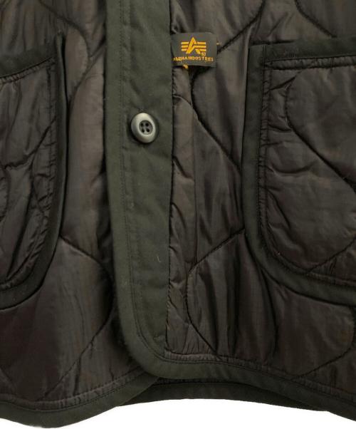 CDG（シーディージー）CDG (シーディージー) ALPHA (アルファ) キルティング ライナー ジャケット ブラック サイズ:Sの古着・服飾アイテム