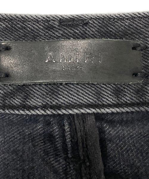 AMIRI（アミリ）AMIRI (アミリ) ダメージ加工デニムパンツ ブラック サイズ:W29の古着・服飾アイテム