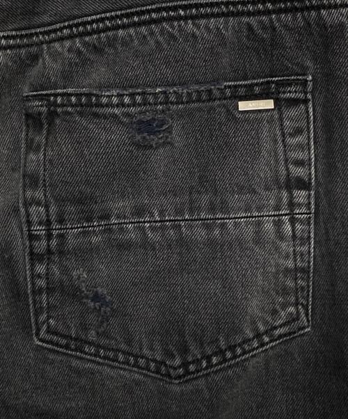 AMIRI（アミリ）AMIRI (アミリ) ダメージ加工デニムパンツ ブラック サイズ:W29の古着・服飾アイテム