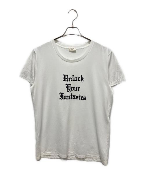 CELINE（セリーヌ）CELINE (セリーヌ) UNLOCK YOUR FANTASIES/コーディ・デフランコ Tシャツ ホワイト サイズ:Mの古着・服飾アイテム